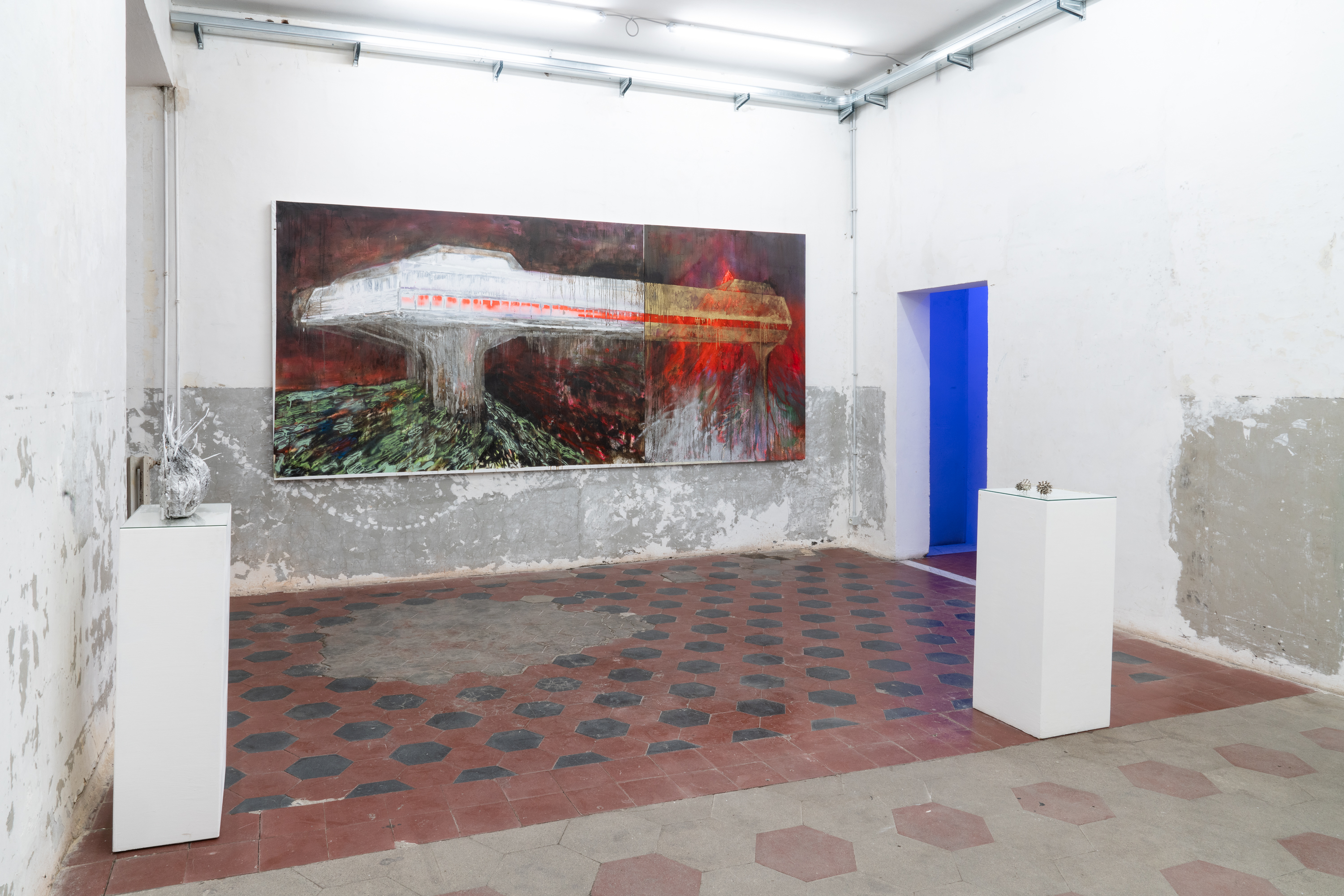 Cristiano Carotti, SPAZIO, il vuoto su cui tutto giace, veduta della mostra, Contemporary Cluster, Roma, 2024