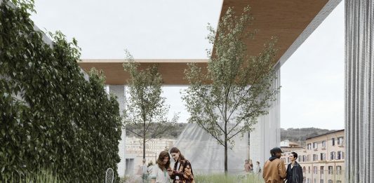 L’ampliamento del MAXXI sarà “green” e accessibile: la fine dei lavori è prevista per il 2027 Grande MAXXI, Render del tetto giardino del MAXXI Hub, dettaglio, © LAN Architecture, 2024