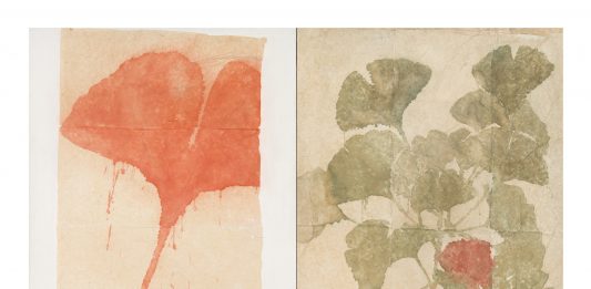 Per una ecoestetica del mondo: a Perugia, arte tra ambiente e utopia Davide Benati Soledad Acquarello su carta nepalese su tela 1983