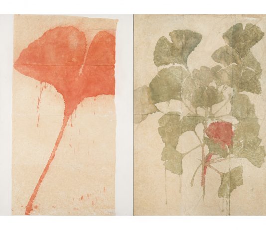 Per una ecoestetica del mondo: a Perugia, arte tra ambiente e utopia Davide Benati Soledad Acquarello su carta nepalese su tela 1983