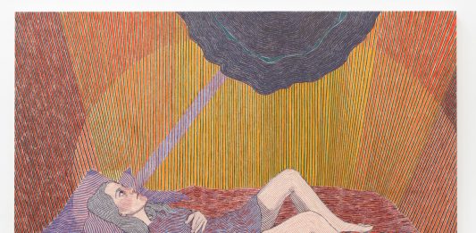 Brittany Miller, incarnazioni vibranti e trascendentali: la mostra alla T293 di Roma Brittany Miller Transmission 2024 oil on canvas