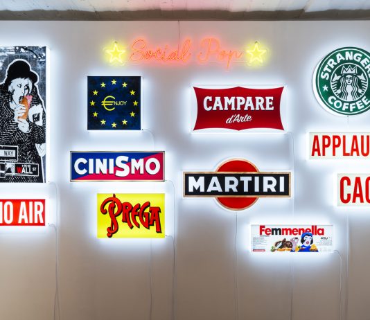 Roxy in the Box, meraviglie in salsa pop: la mostra allo Studio Trisorio di Napoli Roxy in the Box, Social Pop Mirabilia, dettaglio, Studio Trisorio, Napoli, 2024, ph Francesco Squeglia