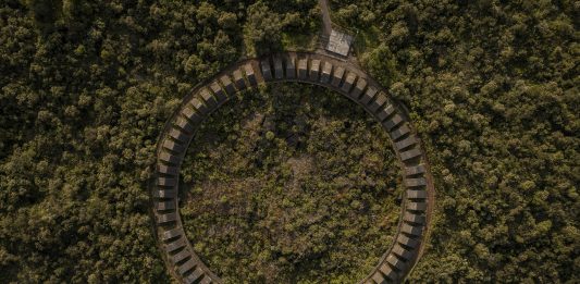 Condivisione e riflessione all’Espacio Escultorico di Città del Messico Veduta dall’alto dell’Espacio Esclultorico di Città del Messico. Foto di Andres Cedillo. Crediti: Fondazione Benetton Studi Ricerche, 2024