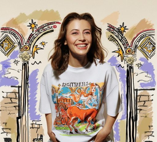 L’illustratore Jacopo Ascari lancia le t-shirt in edizione limitata a tema zodiaco