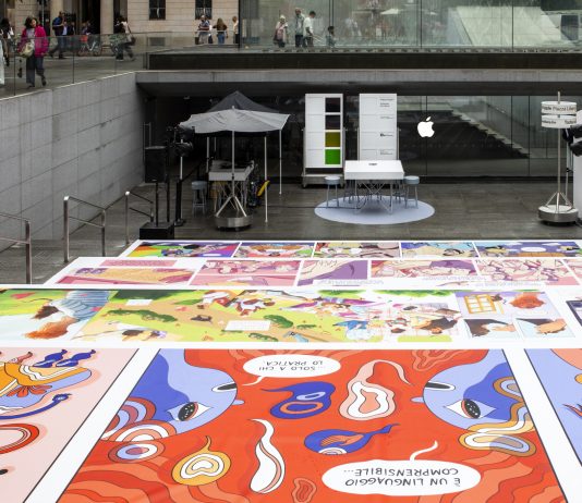 We Are Family: nella settimana del Pride, Apple colora Piazza Liberty di Milano