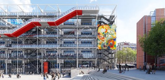 Centre Pompidou, svelati nuovi dettagli del progetto di ristrutturazione Centre Pompidou, render, Moreau Kusunoki, Frida Escobedo Studio