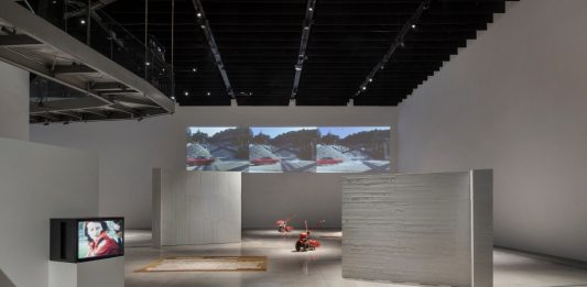 Appunti per un’identità contemporanea: Elisabetta Benassi al MACRO di Roma Elisabetta Benassi, Autoritratto al lavoro, veduta della mostra, MACRO, Roma, 2024, ph. Agnese Bedini DSL Studio