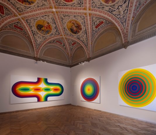 Siena, nuova vita per Palazzo delle Papesse, che riapre con la mostra di Julio Le Parc Julio Le Parc, The discovery of perception, veduta della mostra, Palazzo delle Papesse, Siena, 2024