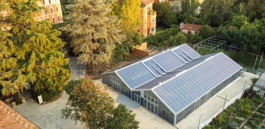 Serra Madre: sta per aprire a Bologna un’oasi di arte, scienza ed ecologia serra madre, 2024, vista aerea, foto di Francesco Lombardo, courtesy Kilowatt