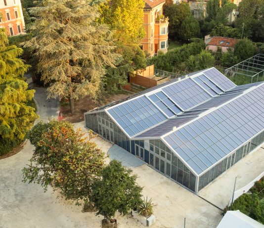 Serra Madre: sta per aprire a Bologna un’oasi di arte, scienza ed ecologia serra madre, 2024, vista aerea, foto di Francesco Lombardo, courtesy Kilowatt