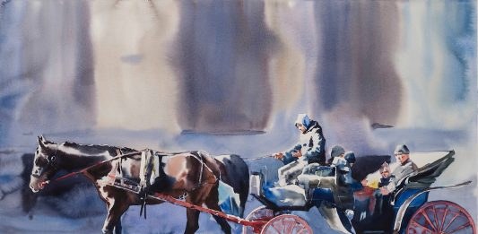 Strangers: l’arte che accorcia le distanze tra sconosciuti negli acquerelli di Andrey Esionov