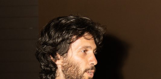 Michele Leombruni, il vincitore della terza edizione di Wine Painting Querciamatta