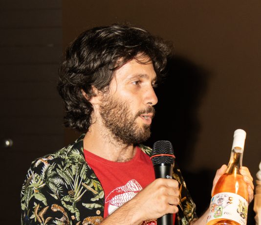 Michele Leombruni, il vincitore della terza edizione di Wine Painting Querciamatta