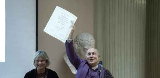 Accademia di Bologna, Diploma Honoris Causa a Luigi Ontani e nuova Ala Irnerio luigi ontani diploma accademia bologna 1