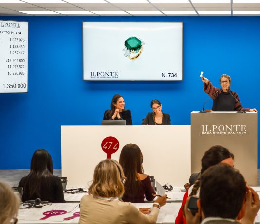 Il Ponte: oltre € 1,6 milioni per un raro smeraldo da 35,27 carati