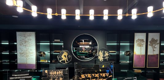 Fragments and Arabesque di Guendalina Salini, con LamArte si reinventano gli spazi dell’Hilton all’Eur