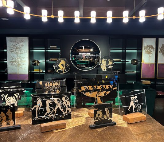 Fragments and Arabesque di Guendalina Salini, con LamArte si reinventano gli spazi dell’Hilton all’Eur