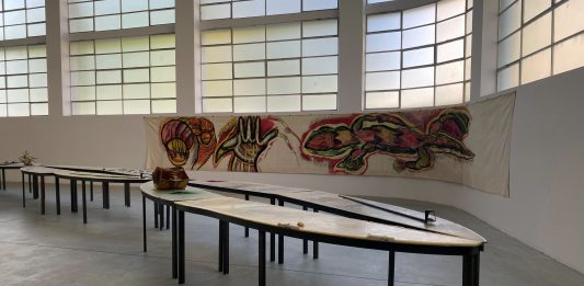 Qualcosa che toglie il peso è in mostra alla Fondazione Merz di Torino