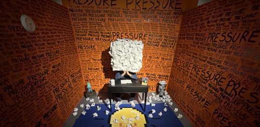 Il blocco creativo come momento di ricerca: la performance di Daniele Sigalot a Roma