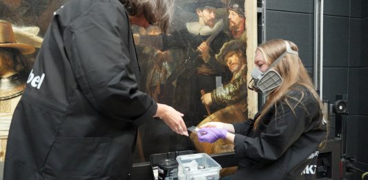 Rembrandt, la Ronda di Notte è finalmente pronta per il restauro Fasi del restauro della Ronda di Notte