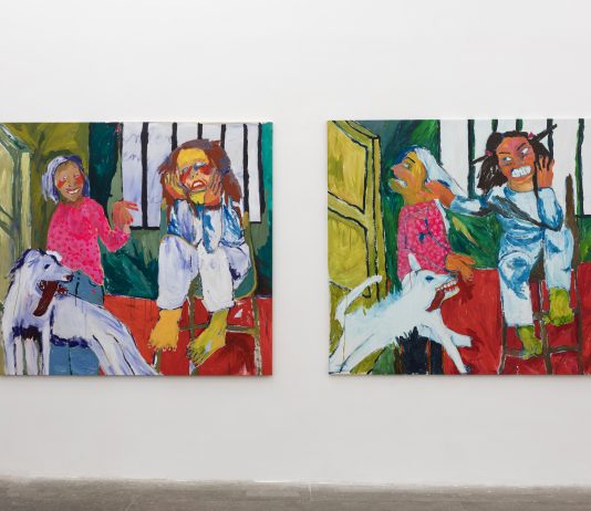 Violette Malinvaud, dipingere veloce: la mostra alla T293 di Roma Violette Malinvaud, veduta della mostra, T293, Roma, November 7, 2024 - January 4, 2025. Photo by Flavio Scollo. Courtesy of The artist and T293, Rome