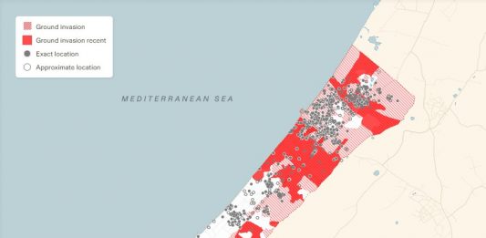 A Cartography of Genocide: Gaza vista da Forensic Architecture