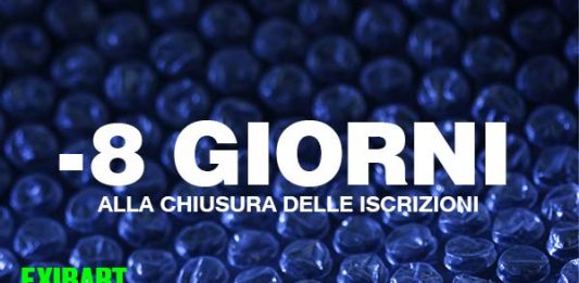 exibart prize N5 – mancano 8 giorni alla chiusura delle iscrizioni mancano 8 giorni alla fine delle iscrizioni