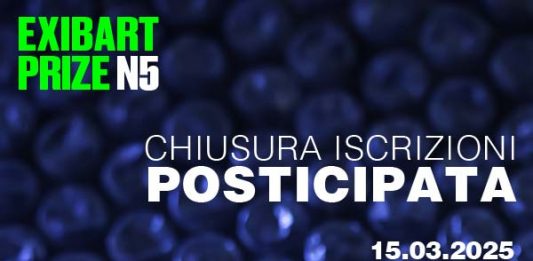 Prorogate al 15 marzo 2025 le iscrizioni a exibart prize