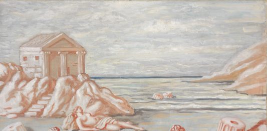 Arte Fiera 2025: la Galleria Frediano Farsetti celebra il Novecento italiano Giorgio de Chirico, Le figlie di Minosse, 1933, olio su tela, cm 55,2x75 © GIORGIO DE CHIRICO, by SIAE 2025