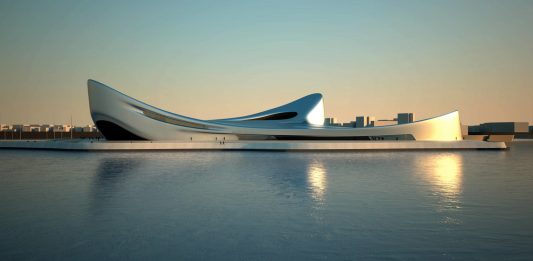 L’Hub a Napoli e il Museo a Reggio Calabria: passi avanti per i progetti di Zaha Hadid Architects Museo del Mare, Reggio Calabria, render, Zaha Hadid Architects