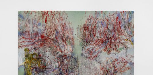 Marta Spagnoli, nel silenzio gentile della natura: la mostra alla Continua di San Gimignano Marta Spagnoli Fantasmata III 2024 acrilico, olio, grafite su tela 160 x 230 cm 62,99 x 90,55 pollici Cortesia: l'artista e GALLERIA CONTINUA Foto : Ela Bialkowska, OKNO Studio