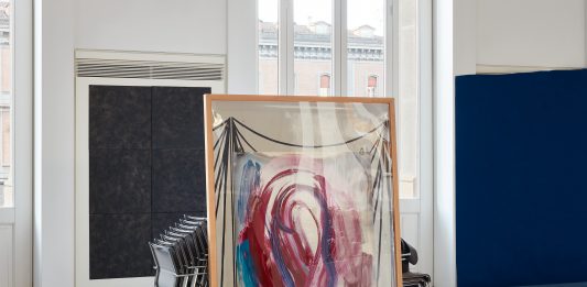 Gesti pittorici in stanza nuda: Peggy Franck a Palazzo De Toschi di Bologna Peggy Franck mostra bologna