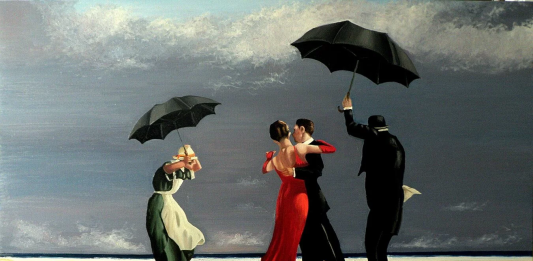 Jack Vettriano, piacere visivo in mostra a Palazzo Pallavicini di Bologna Jack Vettriano, The Singing Butler