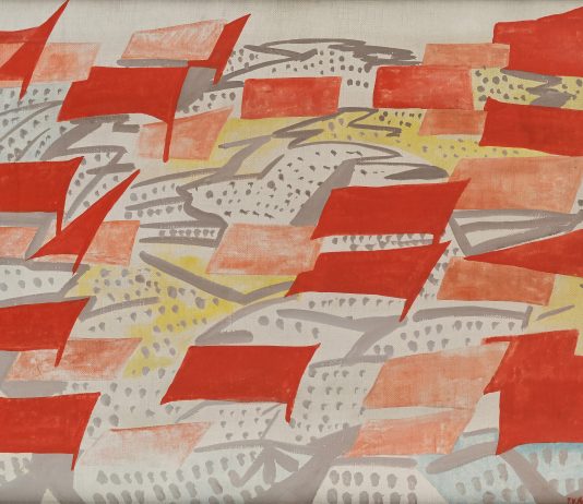 Giulio Turcato, pittura come spazio di libertà: la mostra alla Galleria Lombardi di Roma Comizio, 1948 olio su tela, 50x70 cm Courtesy Galleria Lombardi