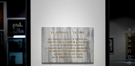 Testuale, la parola come immagine: cinque maestri della ricerca verbovisiva in mostra a Vasto Testuale, veduta della mostra, Sangallo Fine Art, Vasto, 2025