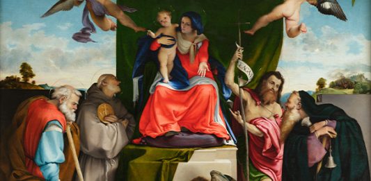 DENTRO LORENZO LOTTO La pala di San Bernardino, la fotografia di Axel Hütte dall’11 aprile al 31 agosto 2025 Accademia Carrara, Bergamo