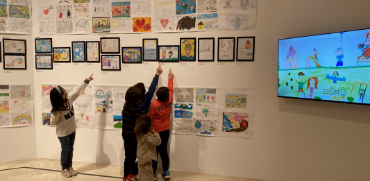 Al Palaexpo di Roma è stata realizzata una mostra con i disegni di bambini da tutto il mondo Mostra Palaexpo disegni bambini