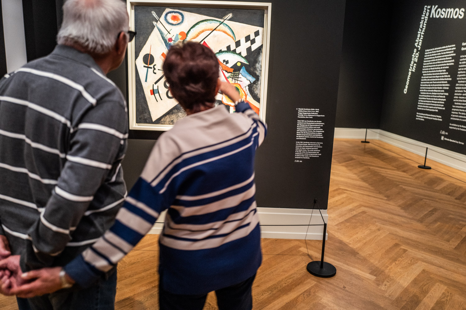 Cosmo Kandinsky. L'astrazione geometrica nel XX secolo, veduta della mostra, Museum Barberini, Berlino, 2025, ph. Francesca Magnani