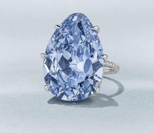 Il Golconda Blue di Christie’s è uno dei diamanti più rari della storia