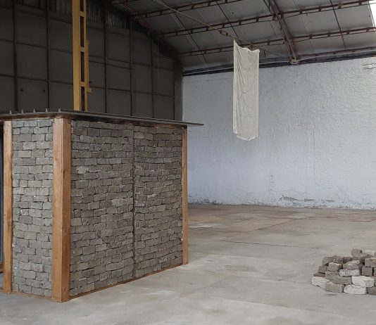 Memorie rurali in un ex capannone industriale di Napoli: il progetto di Irene Macalli Irene Macalli, Archivio rurale - Un muro di terra, Capnapoliest, veduta dell'installazione, Napoli, 2025