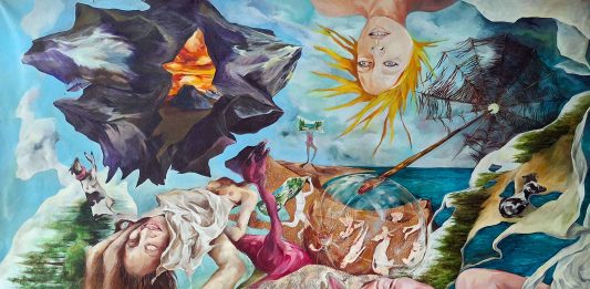 La pittura di Saghar Daeiri apre una perturbante distorsione nella verità