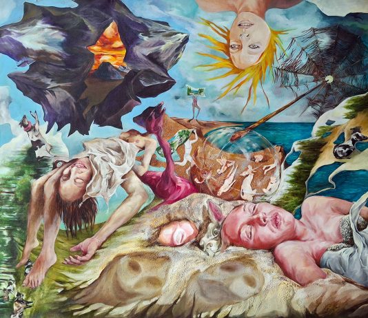 La pittura di Saghar Daeiri apre una perturbante distorsione nella verità