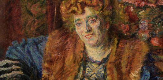 La Pinacoteca Divisionismo Tortona acquista La signora Maffi. Una maestra di scena (1909), opera fondamentale della fase divisionista di Umberto Boccioni