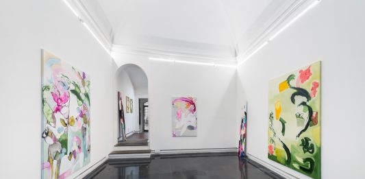 Caterina Silva, l’esperienza viscerale della pittura: la mostra a Roma Caterina Silva, things that will never become objects, veduta della mostra, Galleria Eugenia Delfini, Roma. Foto di Sebastiano Luciano. Courtesy Galleria Eugenia Delfini