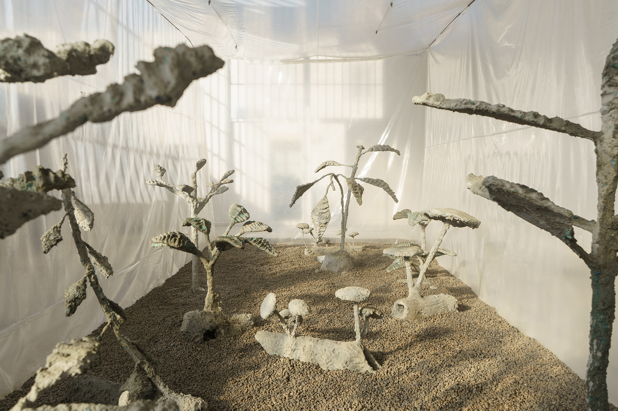 Mohsen Baghernejad Moghanjooghi, Cellula, 2025, installazione site specific (Courtesy l’artista e ME Vannucci, Pistoia - Photo credit Erika Pellicci)