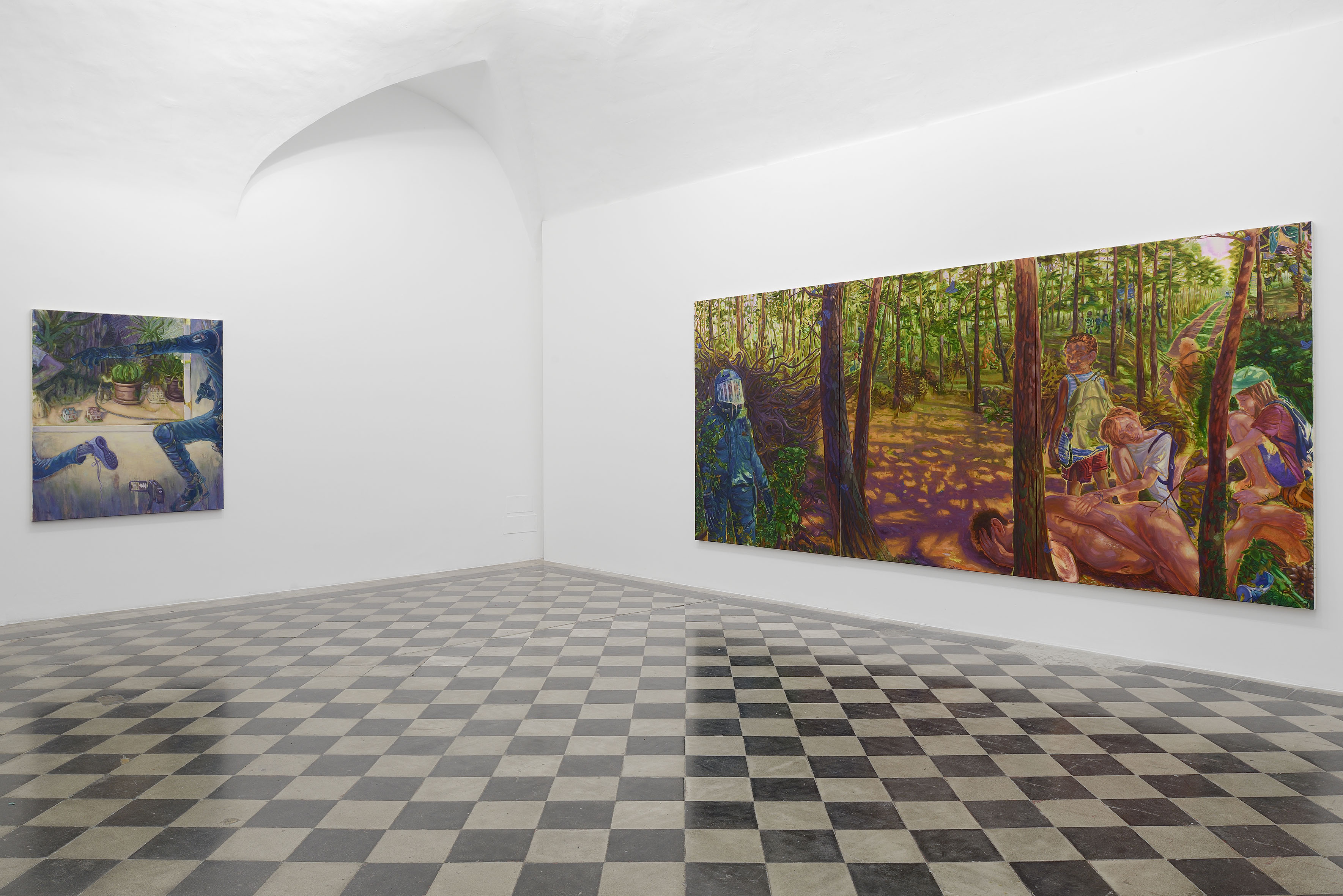 Pietro Moretti, Selve, veduta della mostra, Roma, 2025, ph. Roberto Apa, courtesy di 1/9unosunove