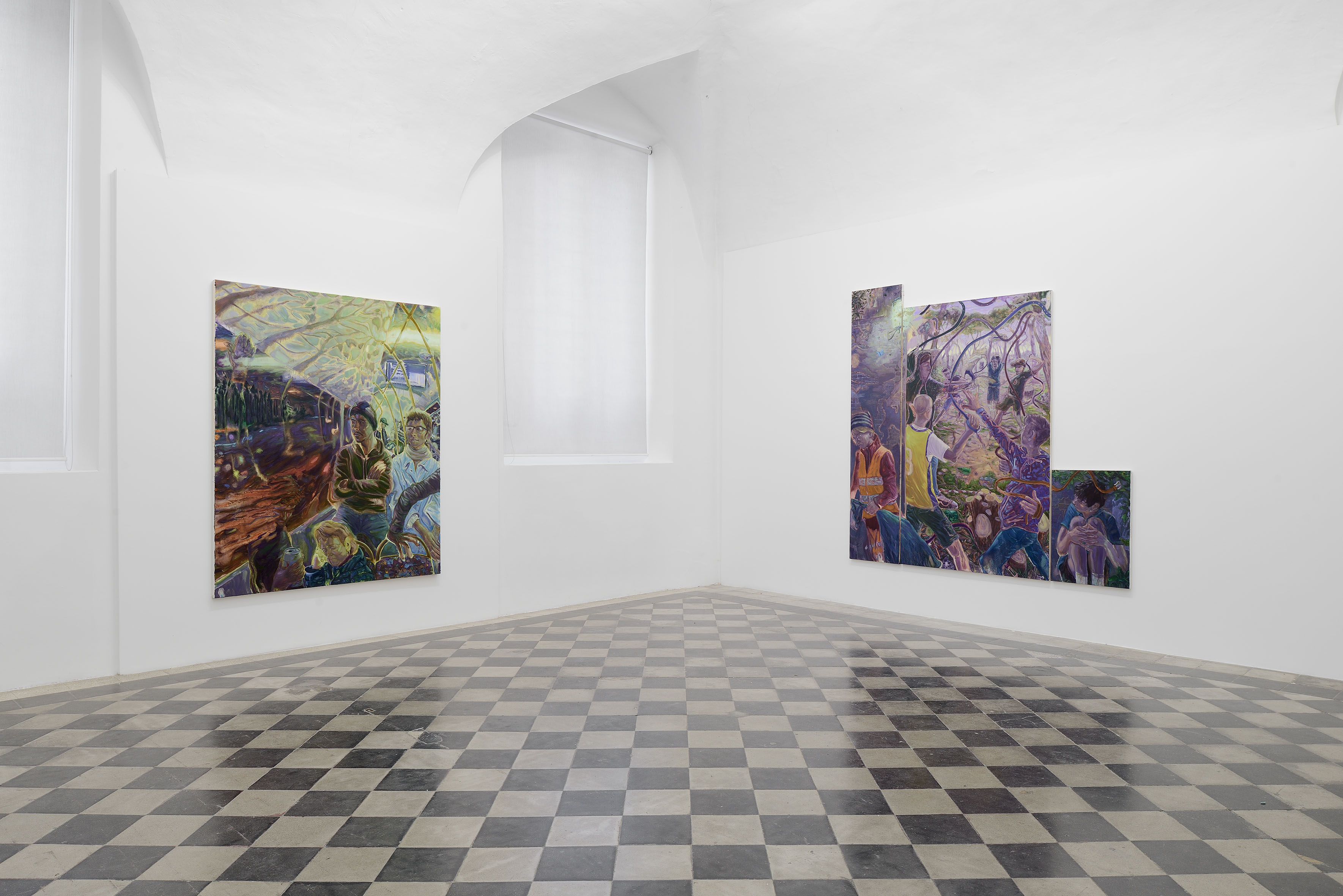 Pietro Moretti, Selve, veduta della mostra, Roma, 2025, ph. Roberto Apa, courtesy di 1/9unosunove