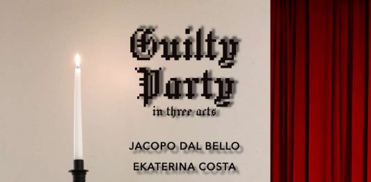 Guilty Party in tre atti la mostra collettiva che dal 12 giugno alla Lusvardi Art di Milano ci pone davanti a uno specchio che riflette il nostro intreccio emotivo e politico con il mito di oggi