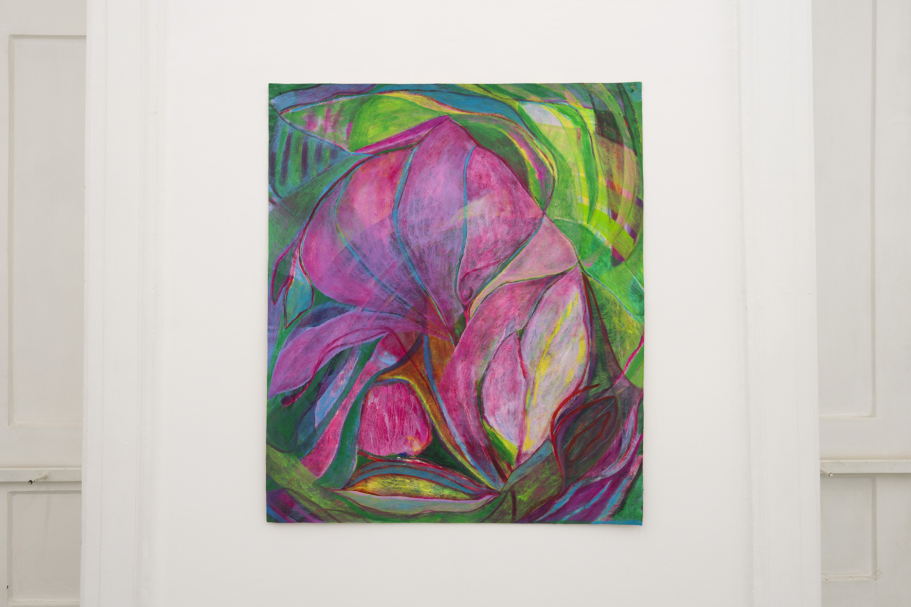 Sabine Schlatter, Gate, 2025, a cura di Raphael Gygax, veduta della mostra, Galleria Fonti, Napoli. Ph. Amedeo Benestante, C.sy l'Artista e Galleria Fonti