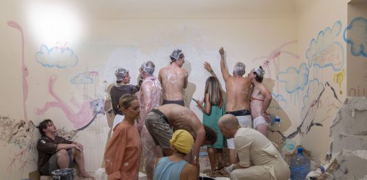 Gelitin/Gelatin e il dialogo con il sito archeologico della Basilica Ulpia